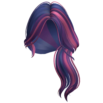 Rainbow Pony Scene Side Swept Waves (Twilight)