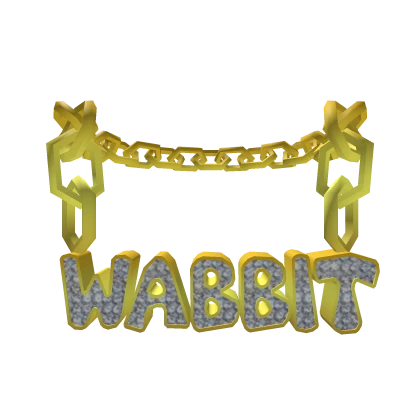 Golden Wabbit Chain