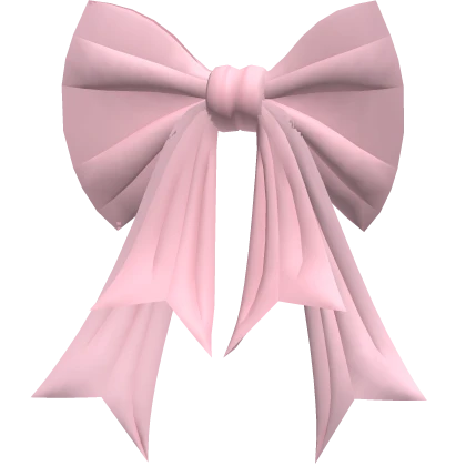 Large Cute Pink Anime Ribbon Bow