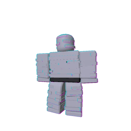 Glitch Style Blocky Blue/Pink - [2D & 3D Clothing]