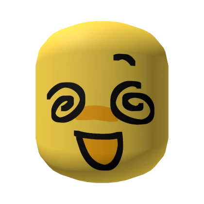 Hypnotized Dizzy Crazy Silly Noob Face [Yellow]