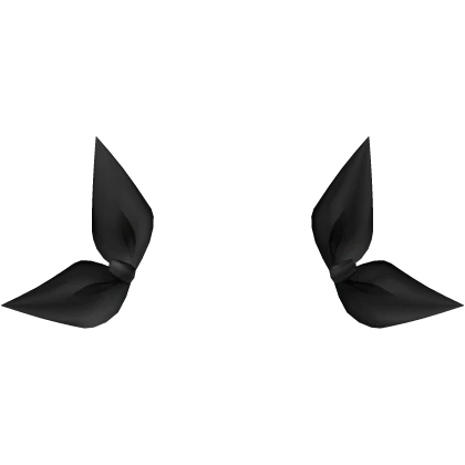 Cute Black Double Bows