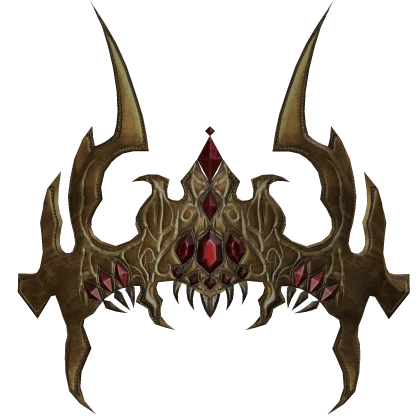 Gold Crown of the Demonic God of Fire