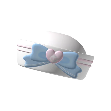 kawaii sailor bow hat blue