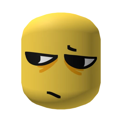 Tired Annoyed Sleepy Noob Face [Yellow]