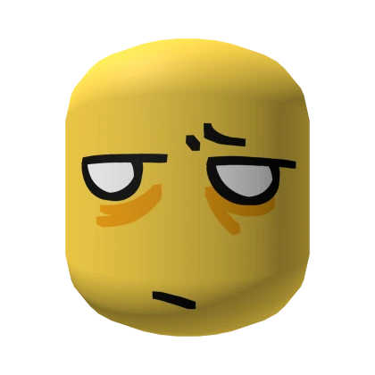 Annoyed Tired Unimpressed Noob Face [Yellow]