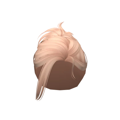 Messy Model Bun in Blonde