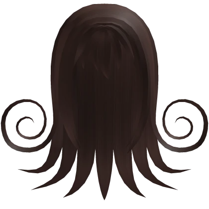 ♡ swirly brown anime hair ♡