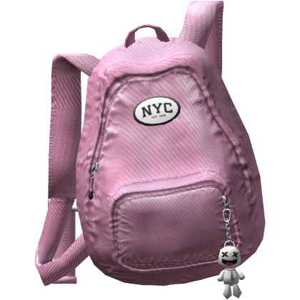 Y2K Off Shoulder Backpack Pink