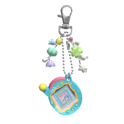 Cute harajuku Playful Game Pet keychains charm 3.0
