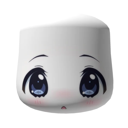 Happy Chibi Blue Eyes Face (Cheeks)