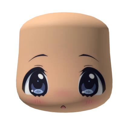 Happy Chibi Blue Eyes Face (Cheeks)