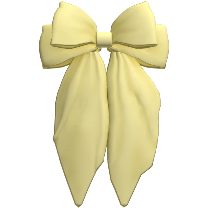 Yellow Hair Bow
