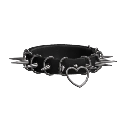 Heart Spiked Choker