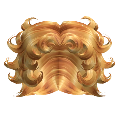 Betty's 19's swirly dollie wig (golden)