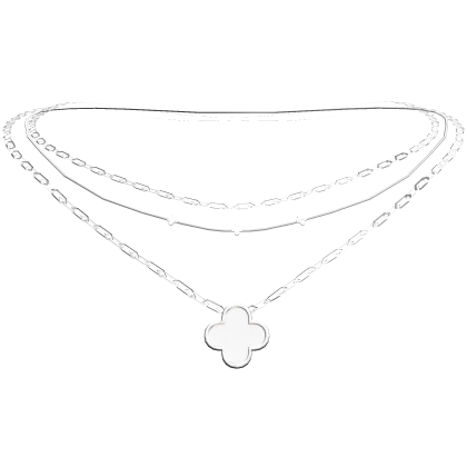 Silver Clover Pendant Necklace