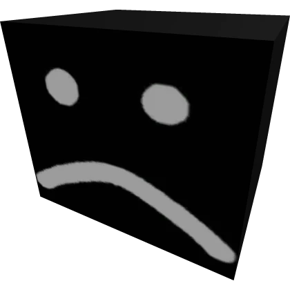 Sad Block Head (Black)