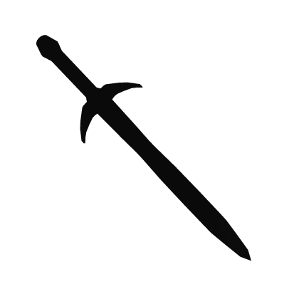 Darkheart Headache Sword Prop (true black)