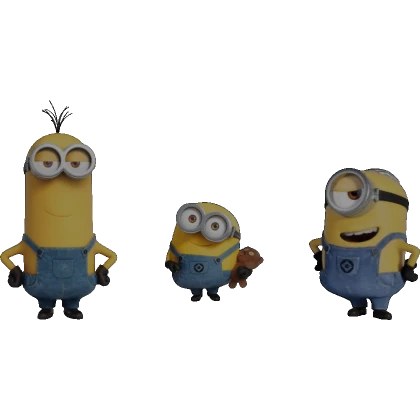 kevin, bob and stuart minions despicable