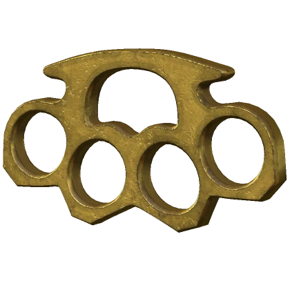 [R6] Holdable Brass Knuckles LEFT