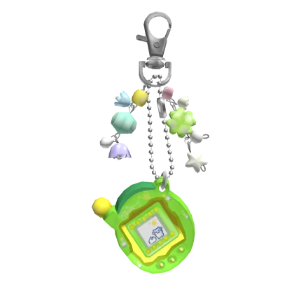 Cute harajuku Playful Game Pet keychains charm 3.0