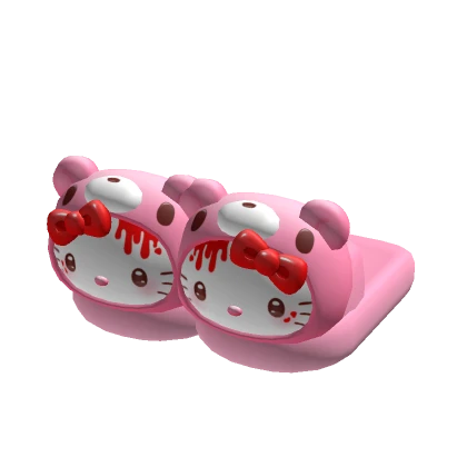 ♡ kitty gloomy bear slippers