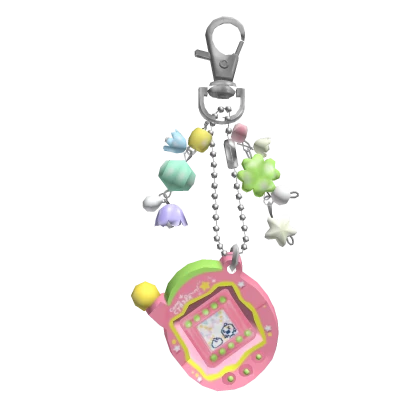 Cute harajuku Playful Game Pet keychains charm 