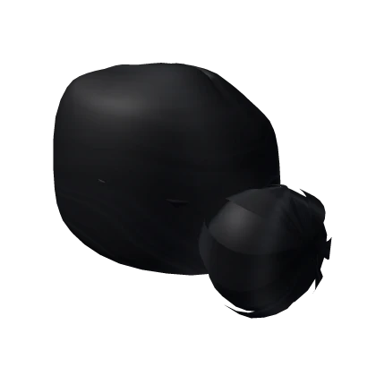 Black Slick Military Bun