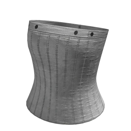 ☆ White Denim Top Corset