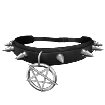 Black Pentagram Choker