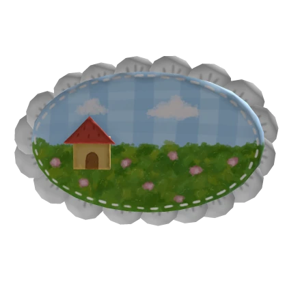 cottage sky hairclip