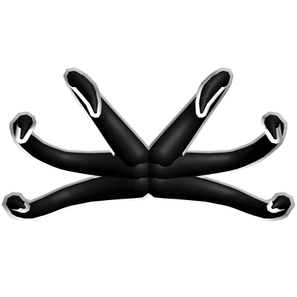 Black and White Cartoony Tentacles