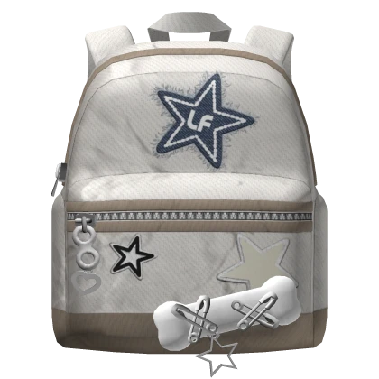 🍀Y2K Canvas Backpack (White)