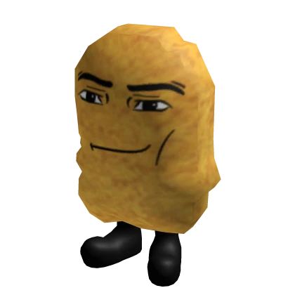 [⌛] Chicken Nugget Man Face Suit Meme