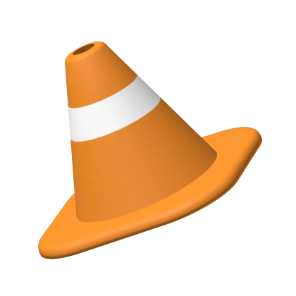 Tilted Traffic Cone