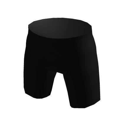 Simple Black Winter Legging Shorts