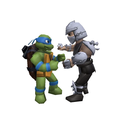 TMNT Leo vs Shredder Shoulder Accessory