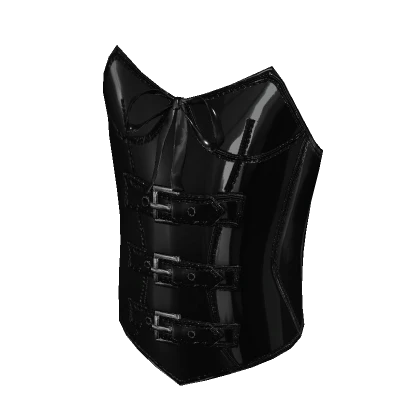 Black Latex Corset