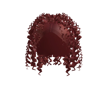 Red Sleek Curly Half n' Half