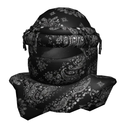 Black Bandana Keffiyeh Headscarf