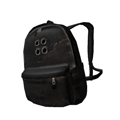 Black Ring Designer Backpack 1.0