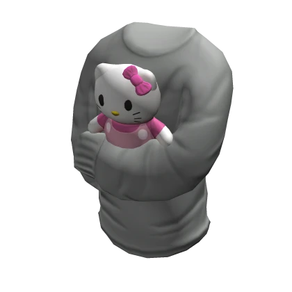 [Grey] Hugging Hello Kitty Sweater