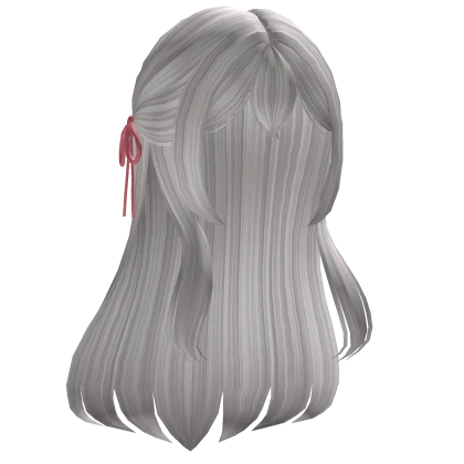 Alya Anime Hair Silver Bow Pink (Alisa)