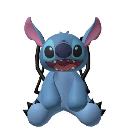 Blue Stitch Alien Bunny Plushie Backpack (3.0)