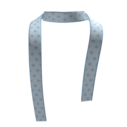 blue polka dot scarf 3.0