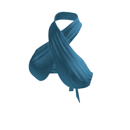Blue Crop Top With a Knot
