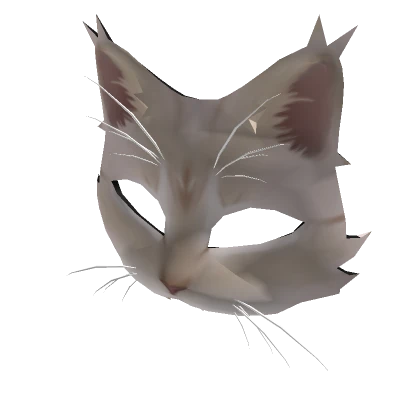 Cream Therian Cat Mask