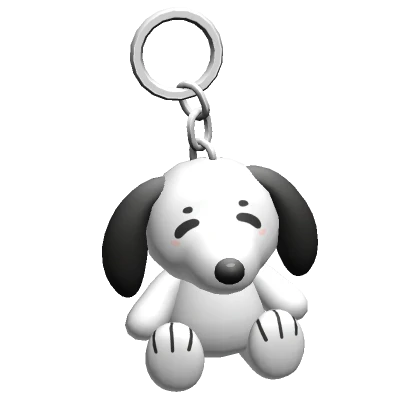 ♡ snoopy keychain