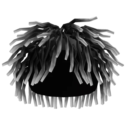 Black To White Messy Dreads Boy Hair