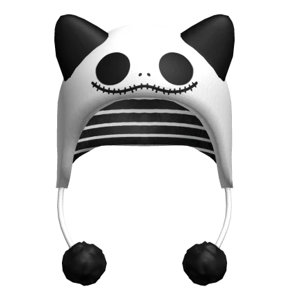 ♡ halloween skeleton cat beanie